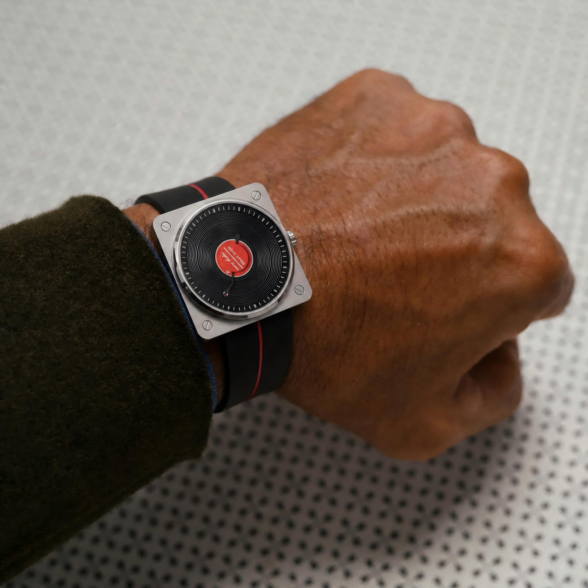 Luxury Watch Maker - SKU Vinyl Record Quartz Men's Watches