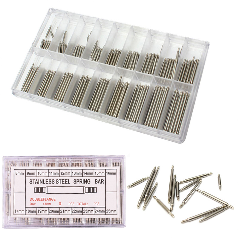 Luxury Watch Cleaning Kit - 270pcs/set Strainless Steel Spring Bars 8mm