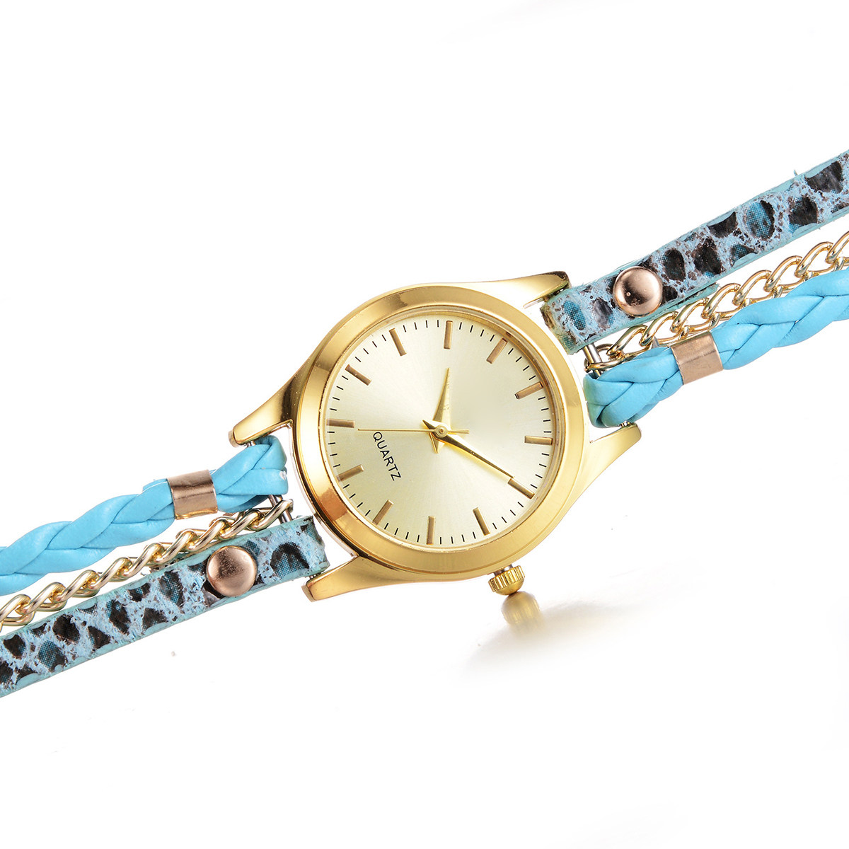 Women Leopard Texture Quartz W - Luxury Watch White recension och pris