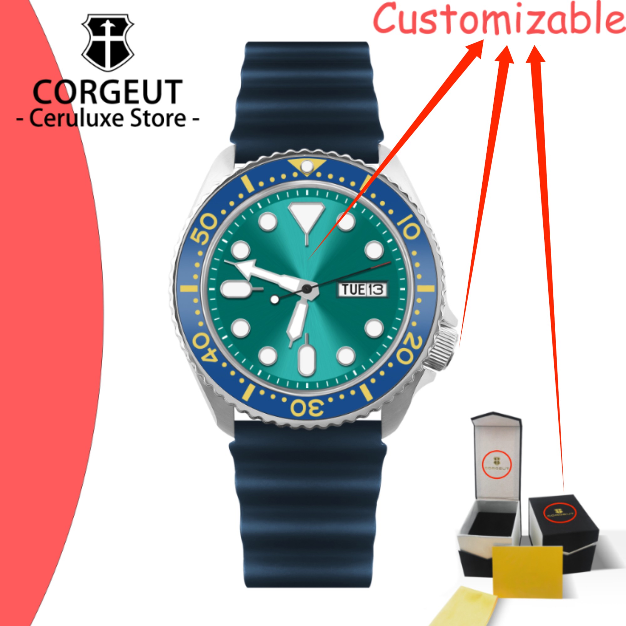 CUSTOM Logo Vintage Diver Watc - Luxury Watch Vintage recension och pris