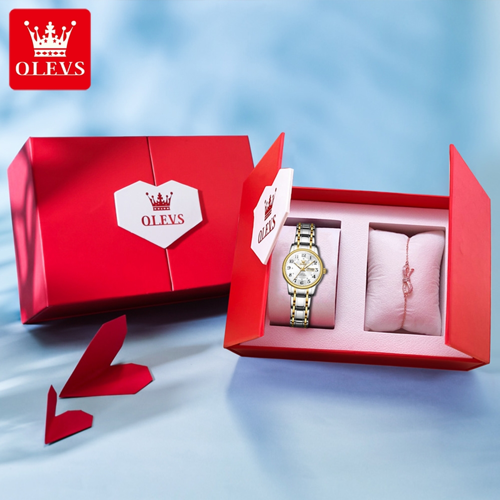 OLEVS 2891 Luxury Brand Fashio - Luxury Watch Green recension och pris