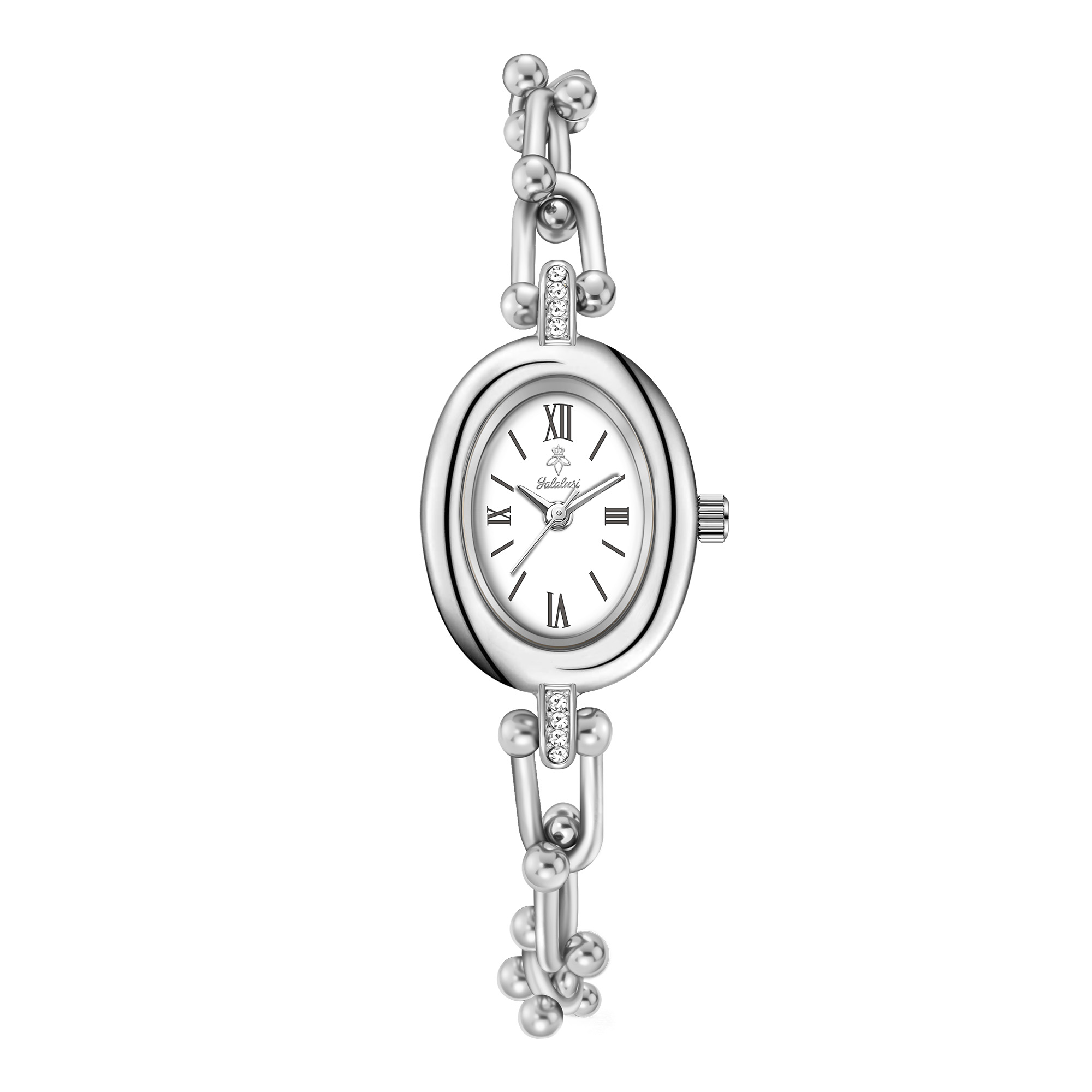 YaLaLuSi Elegant Vintage Silve - Luxury Watch White recension och pris
