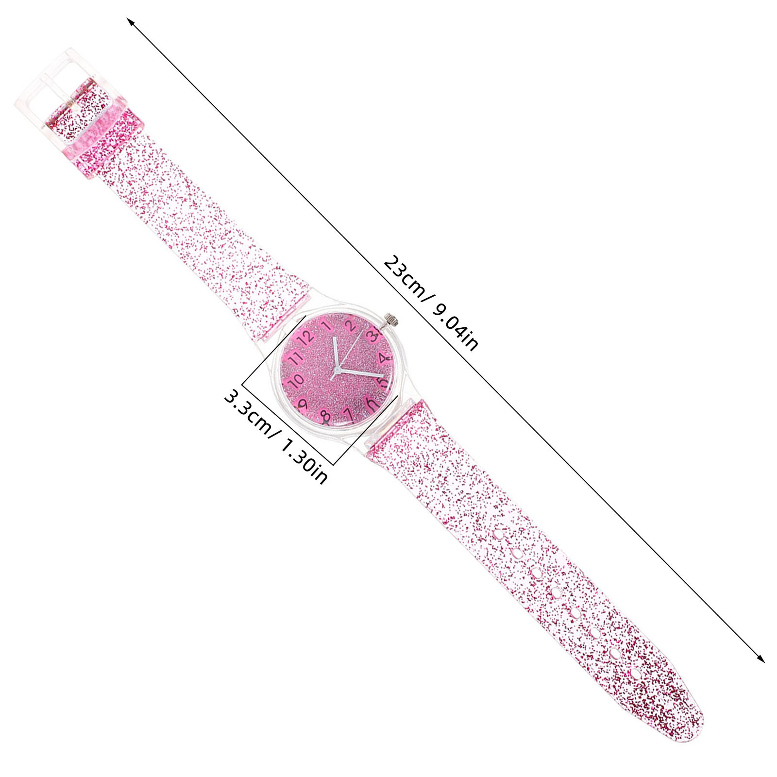 Kids Watch Colorful Shining De - Luxury Watch White recension och pris