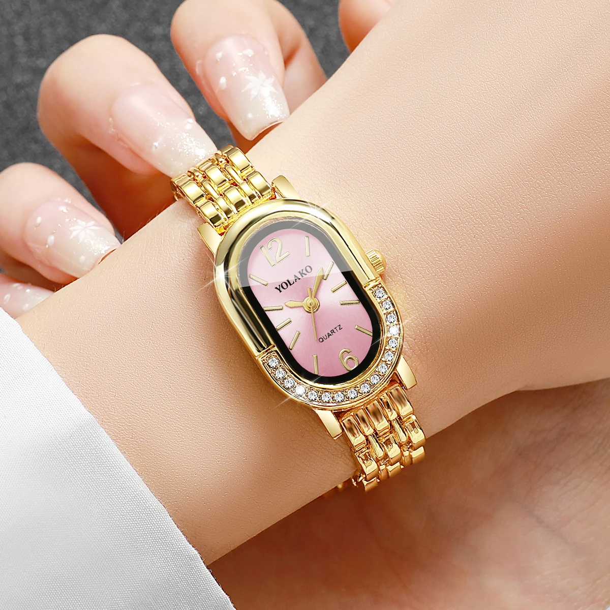 Luxury Rhinestone Women Quartz - Luxury Watch Straps recension och pris