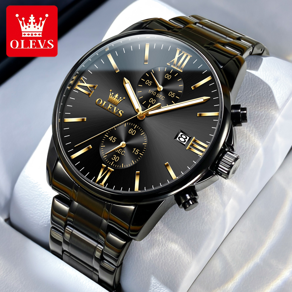 OLEVS 2886 Classic Black Quart - Luxury Watch Maker recension och pris