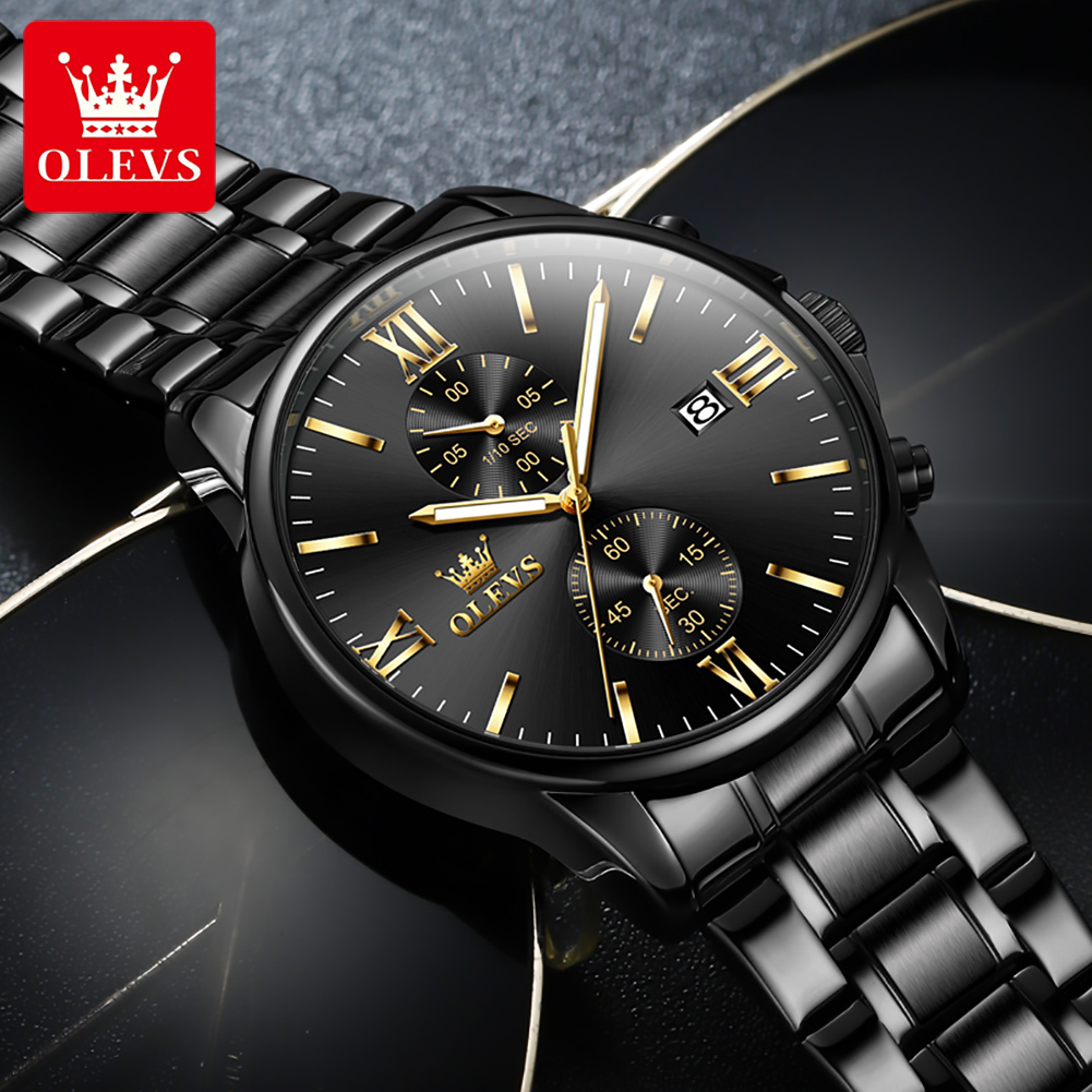 OLEVS 2886 Classic Black Quart - Luxury Watch Maker recension och pris