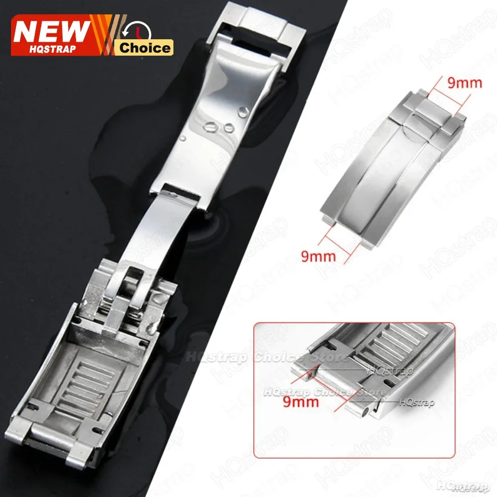 9mmx9mm Folding Buckle for Rol - Luxury Watch Green recension och pris