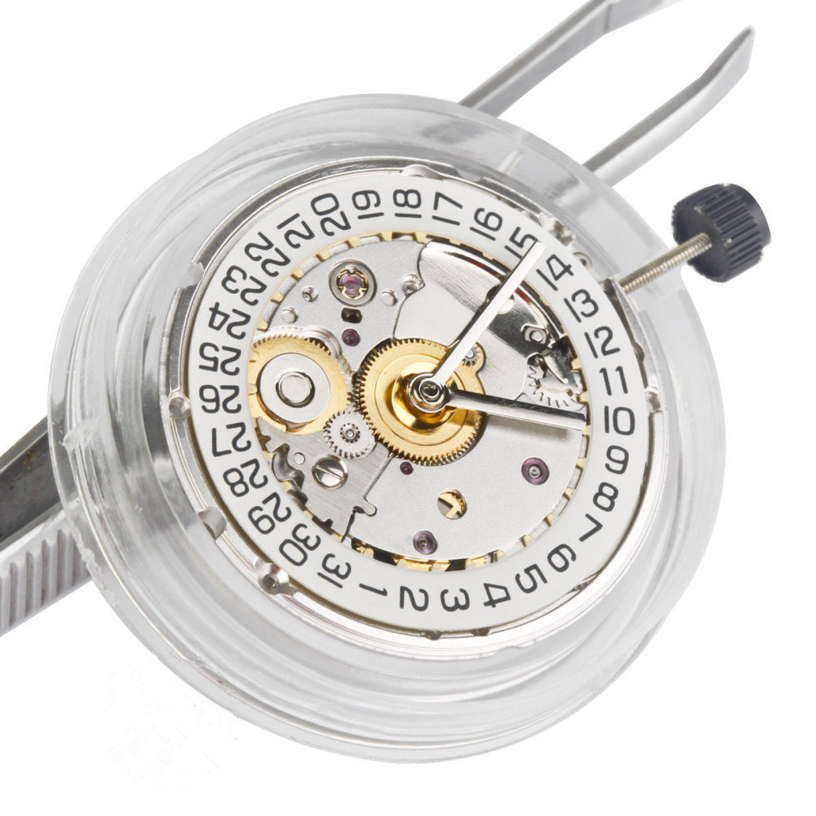 White Retro Clone 25 Jewels Au - Perpetual Calendar Watch recension och pris