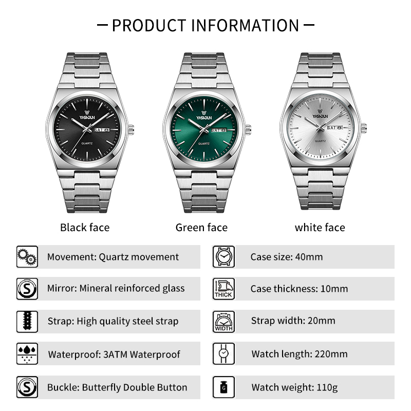 Top Brand Luxury Stainless Ste - Luxury Watch Maker recension och pris