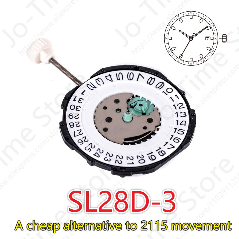 Sunon SL28-3 Quartz Movement T - Perpetual Calendar Watch recension och pris