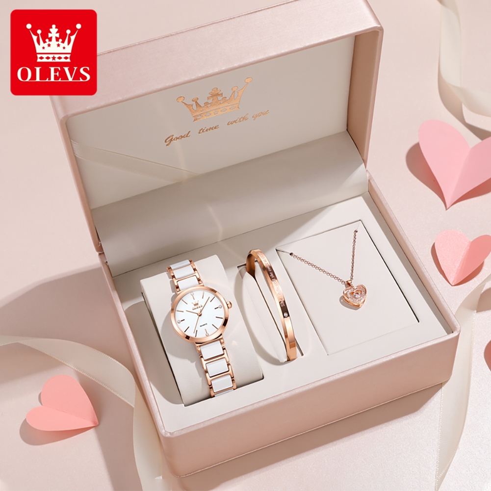 OLEVS Women Watch 5877 Luxury  - Luxury Watch Gift Box recension och pris
