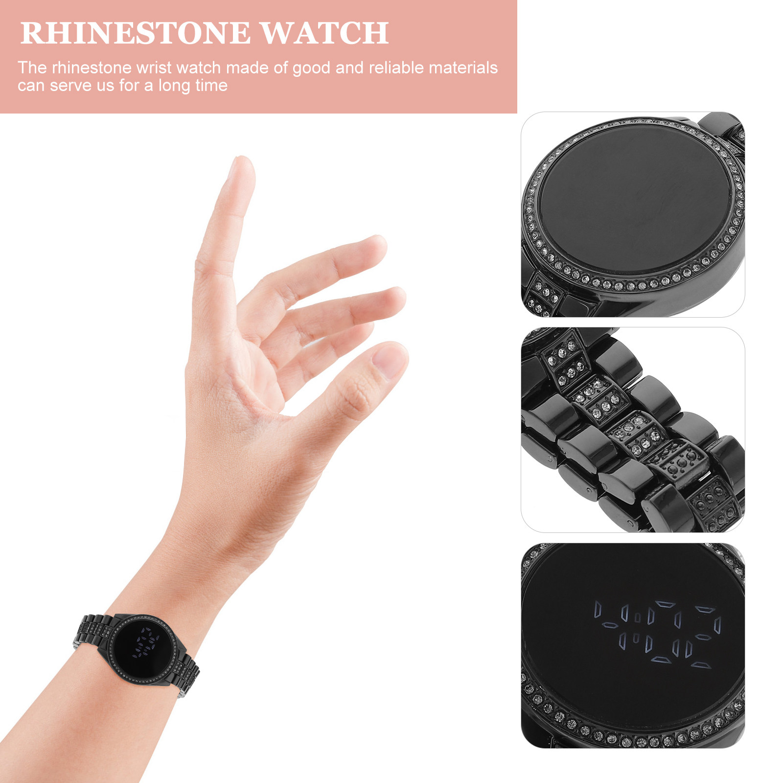 Decorative Women Wrist Watch R - Luxury Watch White recension och pris