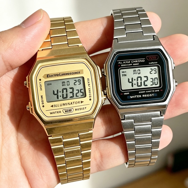 F91W Band Watch Waterproof Ret - Perpetual Calendar Watch recension och pris