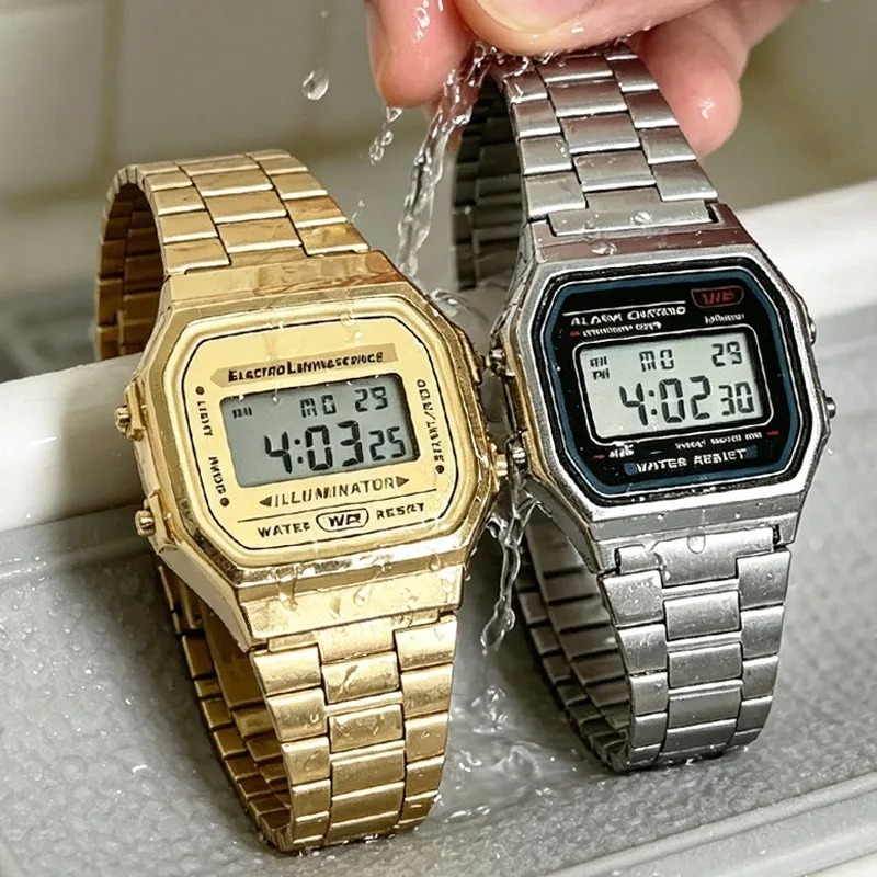 F91W Band Watch Waterproof Ret - Perpetual Calendar Watch recension och pris