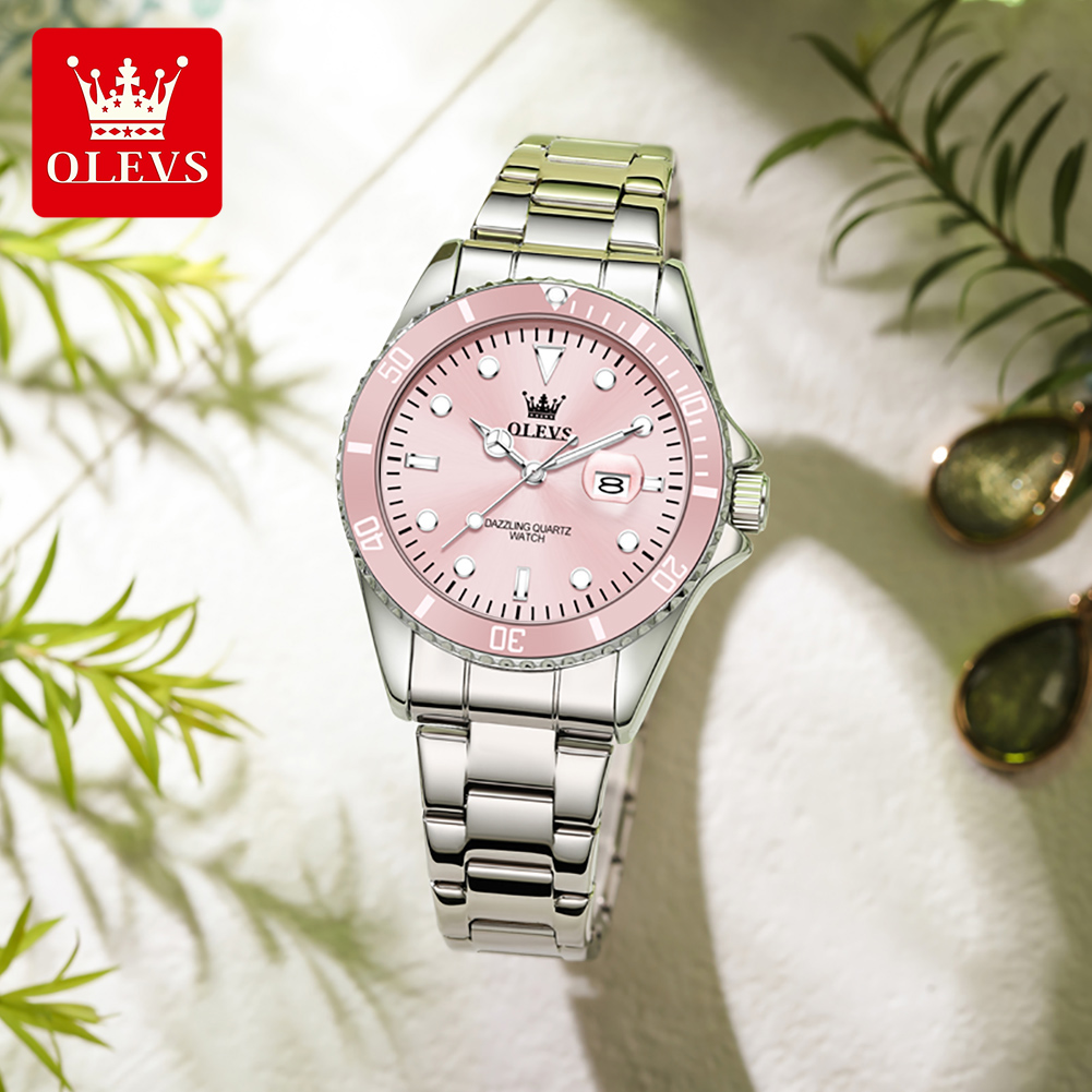 OLEVS Luxury Quartz Women's Wa - Luxury Watch Green recension och pris