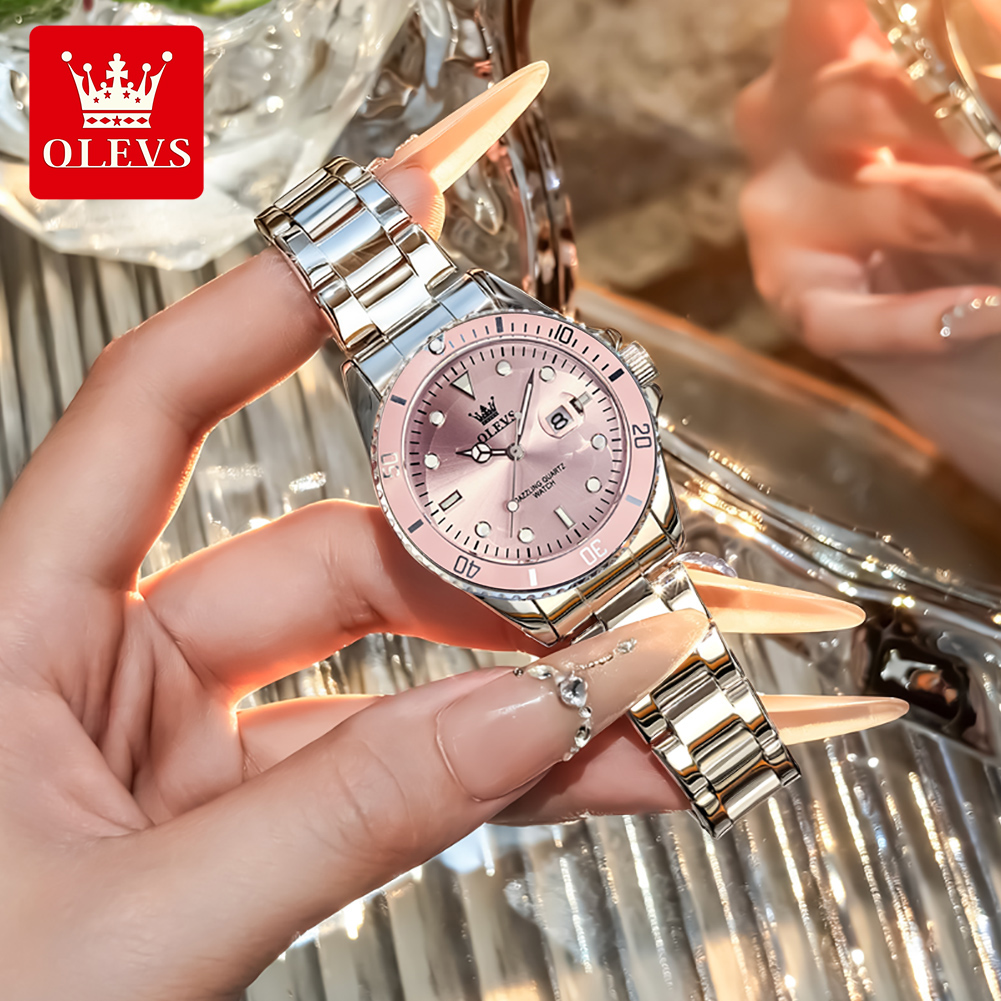 OLEVS Luxury Quartz Women's Wa - Luxury Watch Green recension och pris