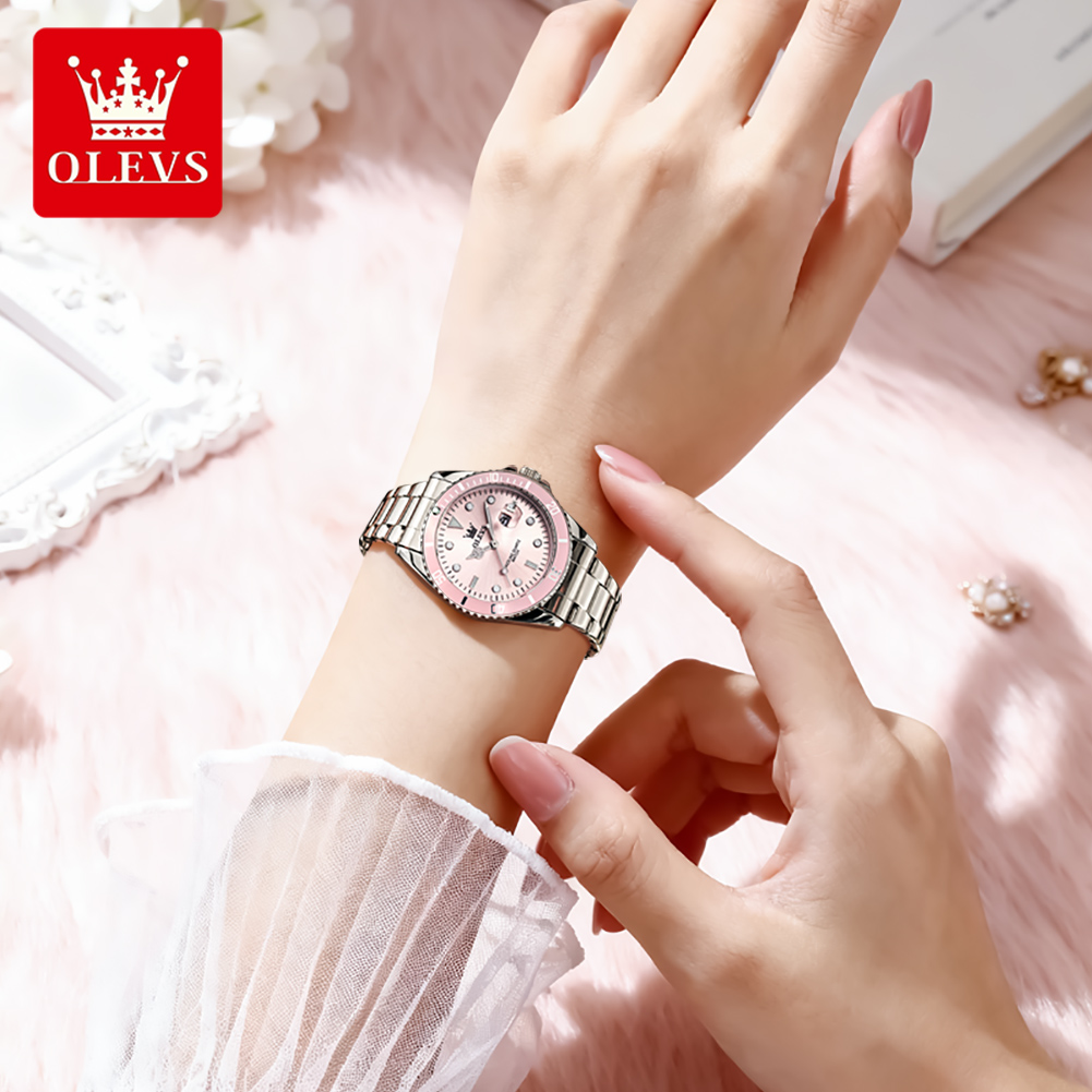 OLEVS Luxury Quartz Women's Wa - Luxury Watch Green recension och pris
