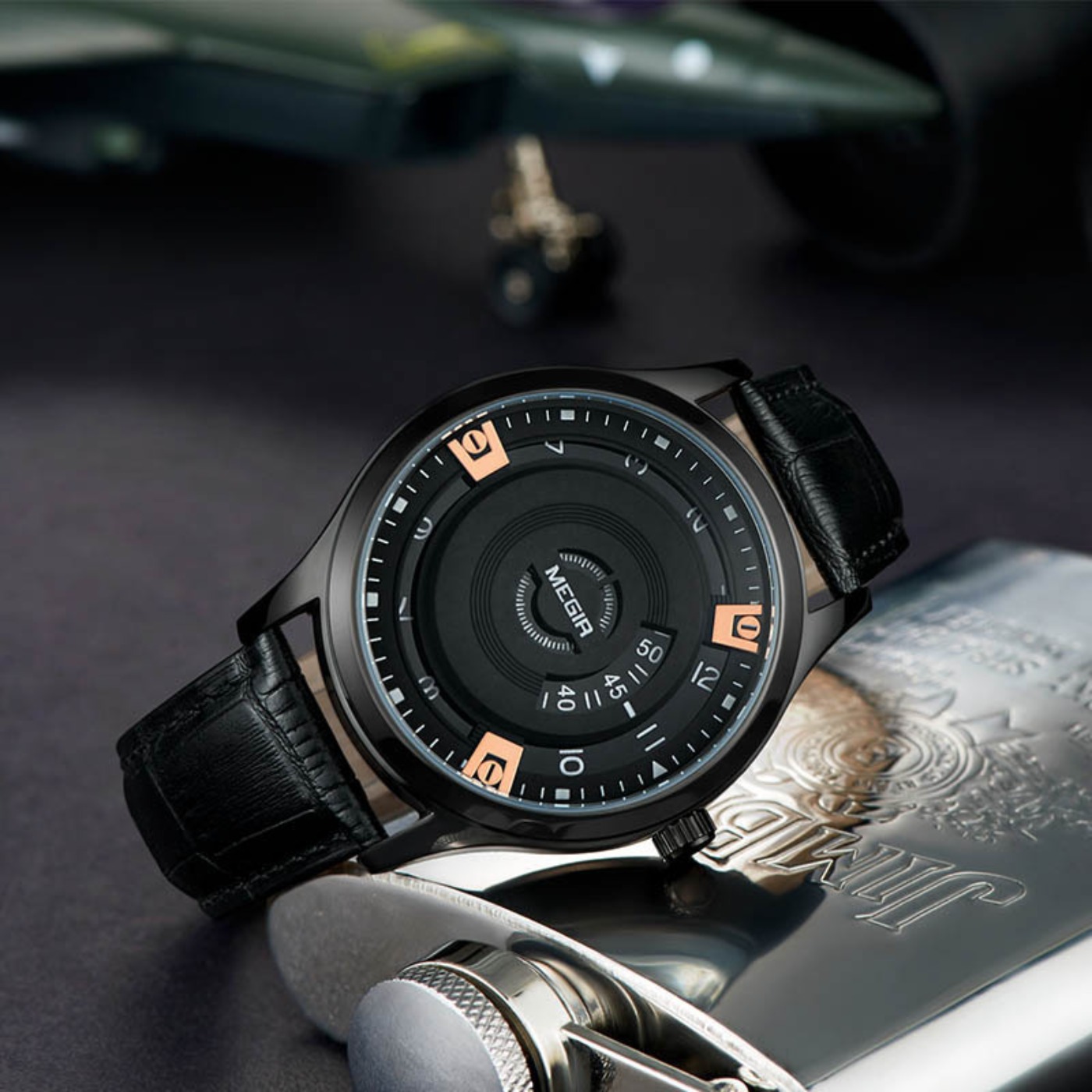 MEGIR Men Watches Luxury Leath - Luxury Watch Straps recension och pris
