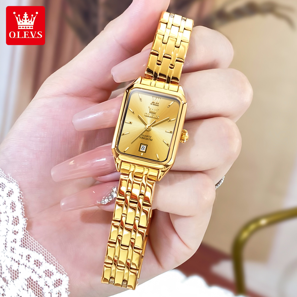 OLEVS Luxury Top Brand Women's - Luxury Watch Green recension och pris
