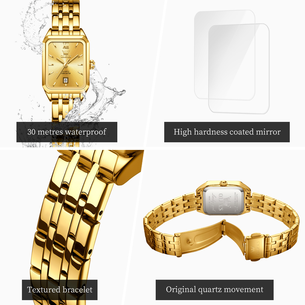 OLEVS Luxury Top Brand Women's - Luxury Watch Green recension och pris
