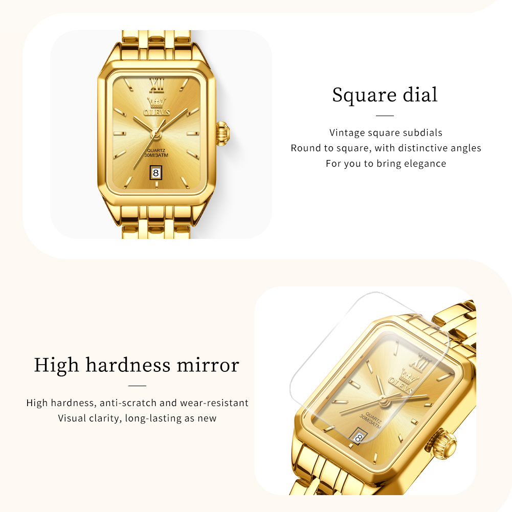 OLEVS Luxury Top Brand Women's - Luxury Watch Green recension och pris
