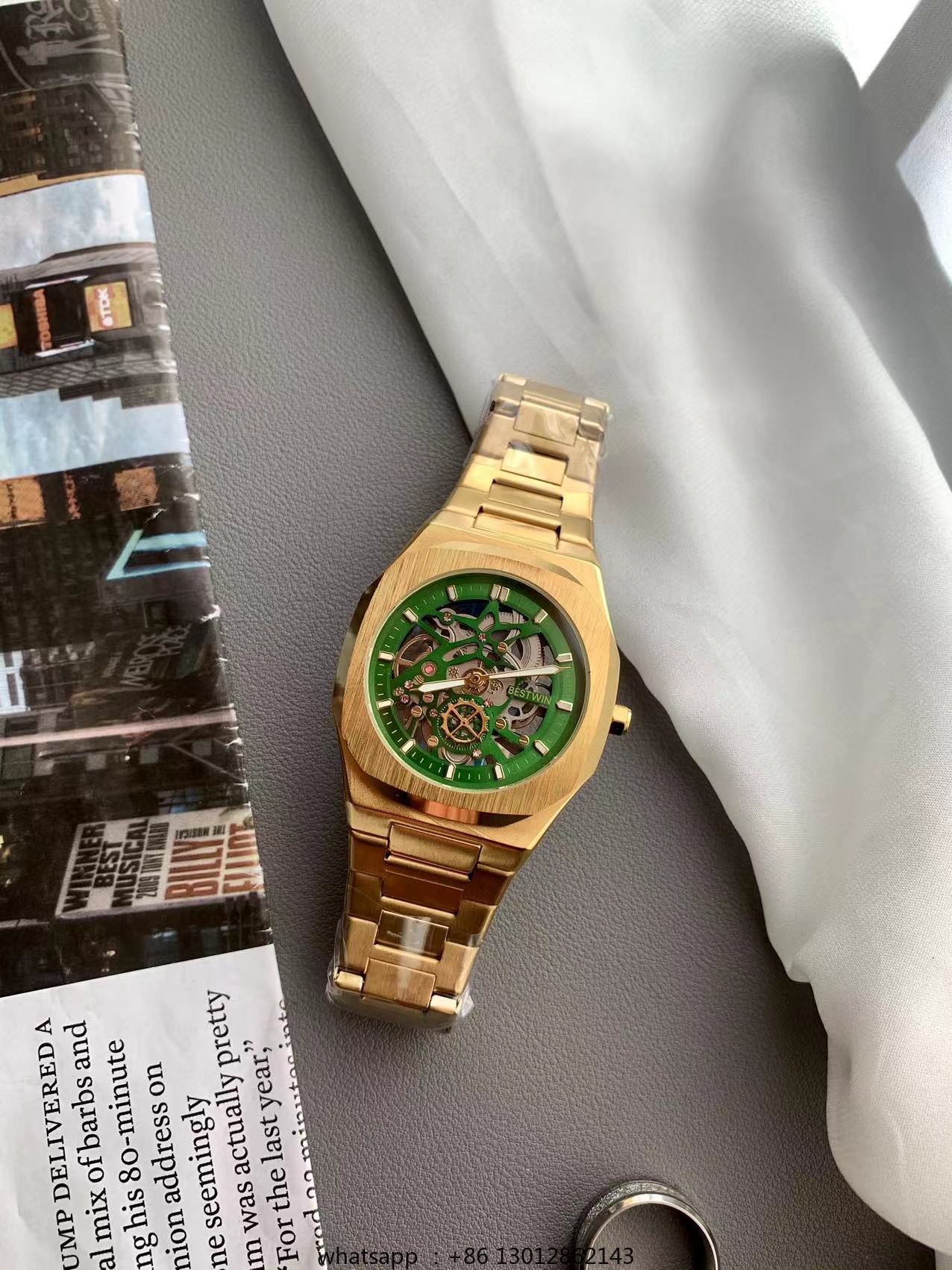 Steel strip waterproof persona - Luxury Watch Green recension och pris