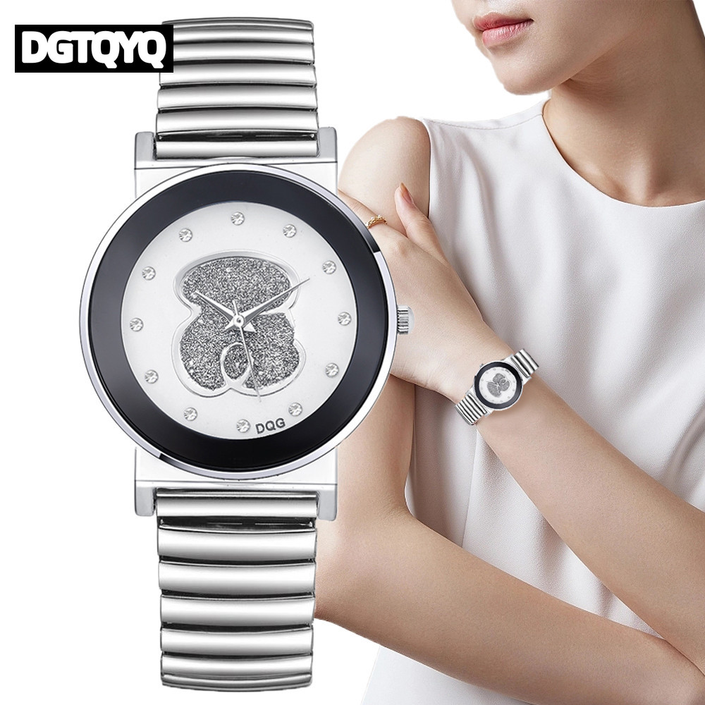 Luxury Ladies Black White Bear - Luxury Watch White recension och pris
