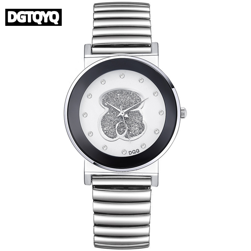 Luxury Ladies Black White Bear - Luxury Watch White recension och pris