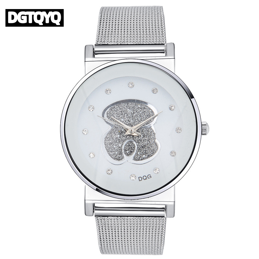 Luxury Ladies Black White Bear - Luxury Watch White recension och pris