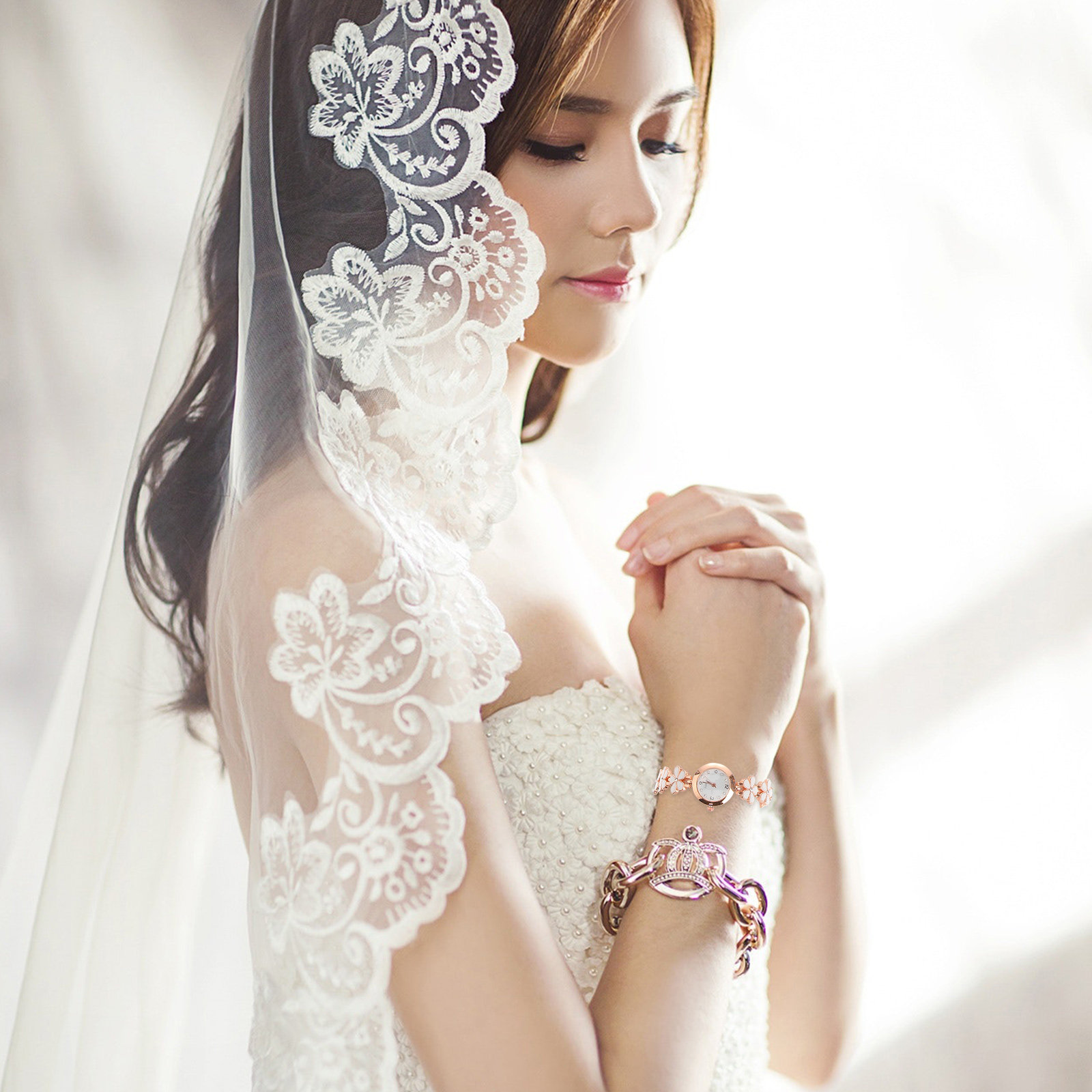 Exquisite Watch White Bracelet - Luxury Watch White recension och pris