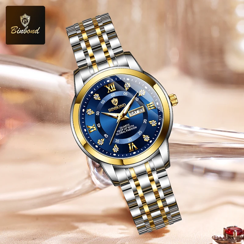 BINBOND B7169 Top Brand Luxury - Luxury Watch Green recension och pris