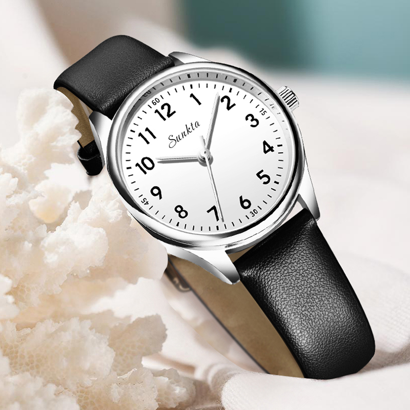 LIGE Simple Women Fashion Blac - Luxury Watch White recension och pris