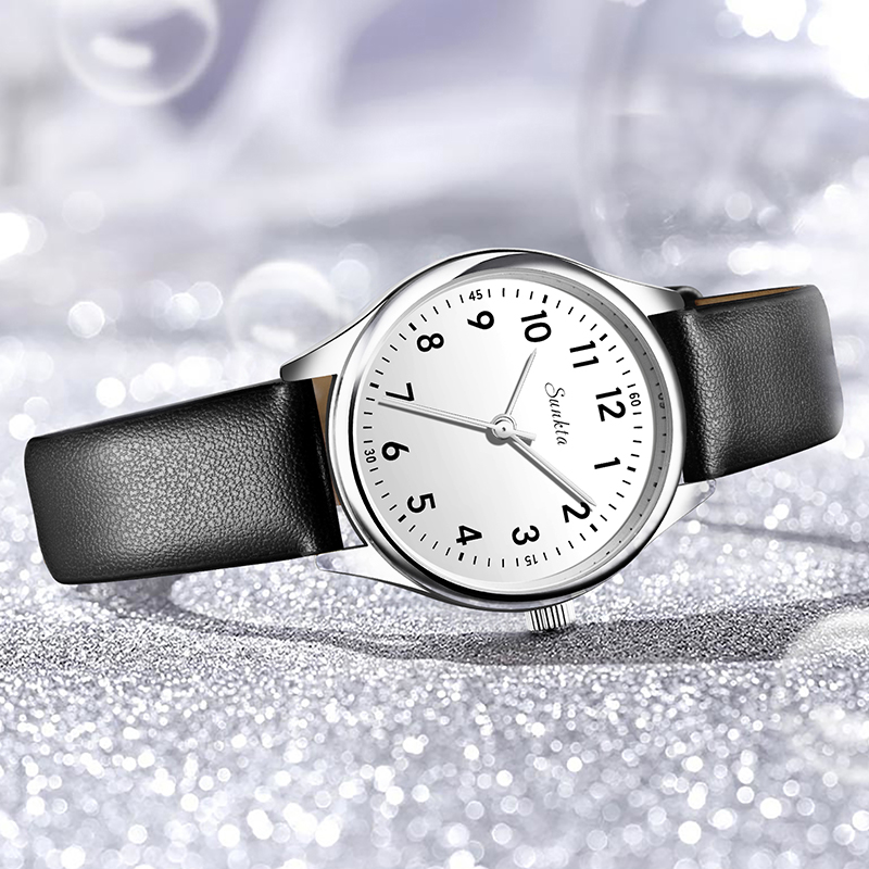 LIGE Simple Women Fashion Blac - Luxury Watch White recension och pris