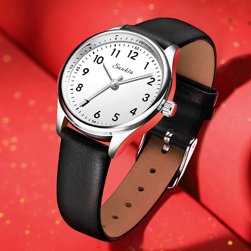 LIGE Simple Women Fashion Blac - Luxury Watch White recension och pris