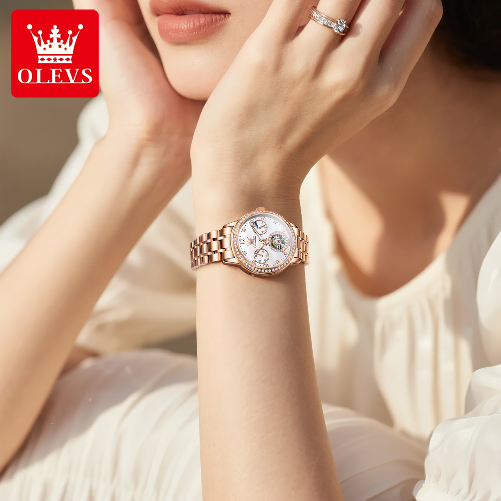 OLEVS Women's Watches Top Bran - Luxury Watch Gift Box recension och pris