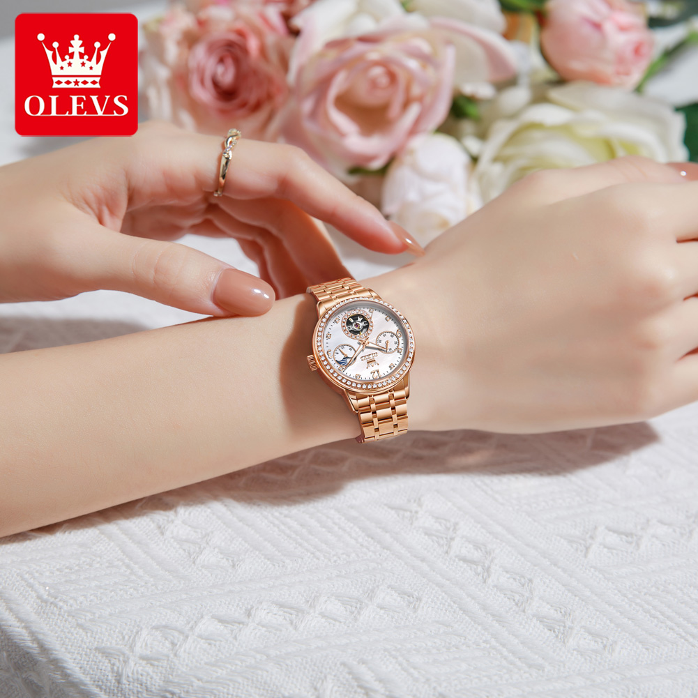 OLEVS Women's Watches Top Bran - Luxury Watch Gift Box recension och pris