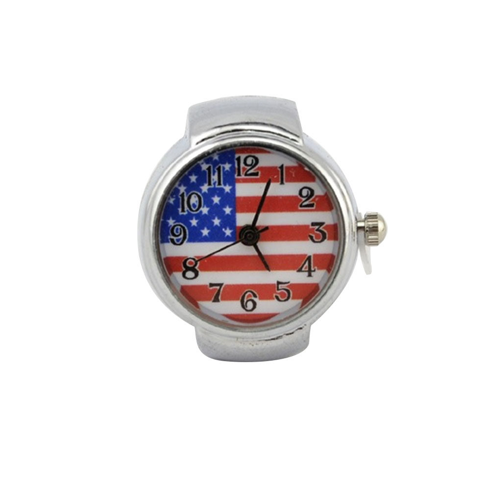 American Flag Stainless Steel  - Luxury Watch White recension och pris