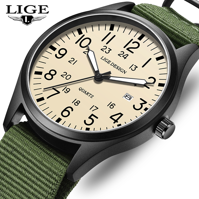 LIGE 2025 TOP NEW quartz wrist - Luxury Watch Green recension och pris