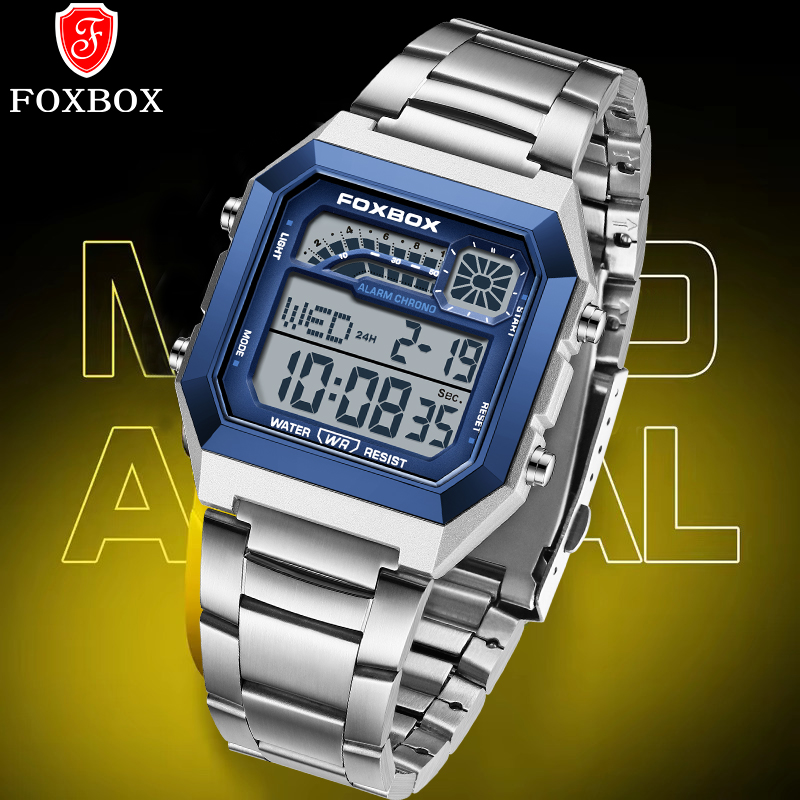 FOXBOX Fashion Luxury Digital  - Luxury Watch Men recension och pris