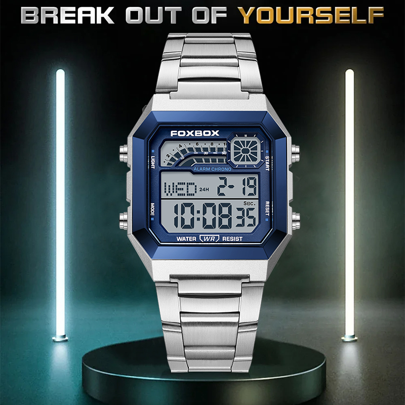 FOXBOX Fashion Luxury Digital  - Luxury Watch Men recension och pris